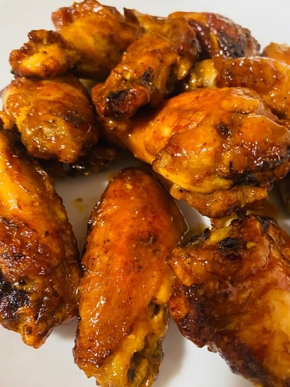 Easy Air Fryer Hot Honey wings!