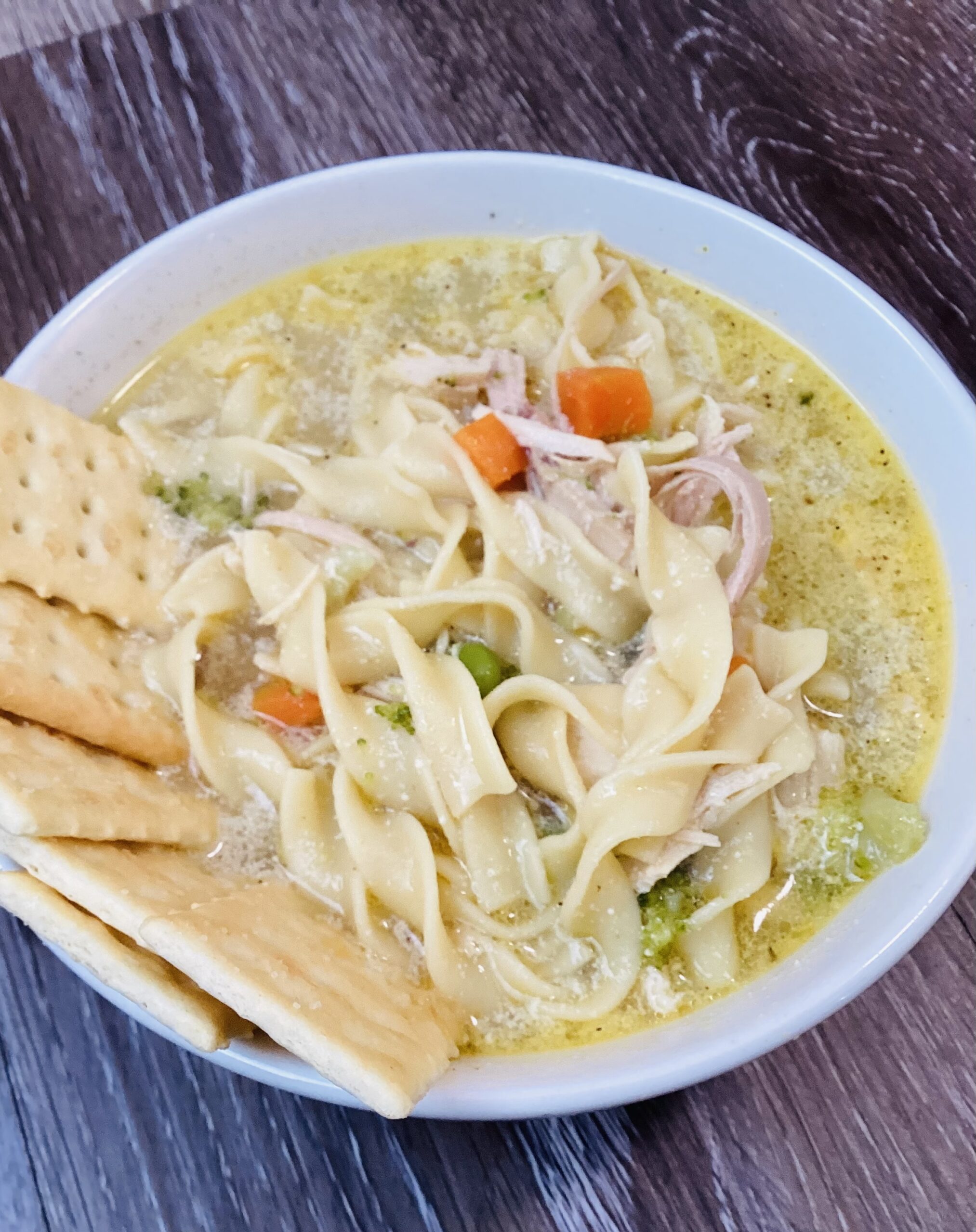 Cozy and Comforting Easy Chicken or Turkey Noodle Soup