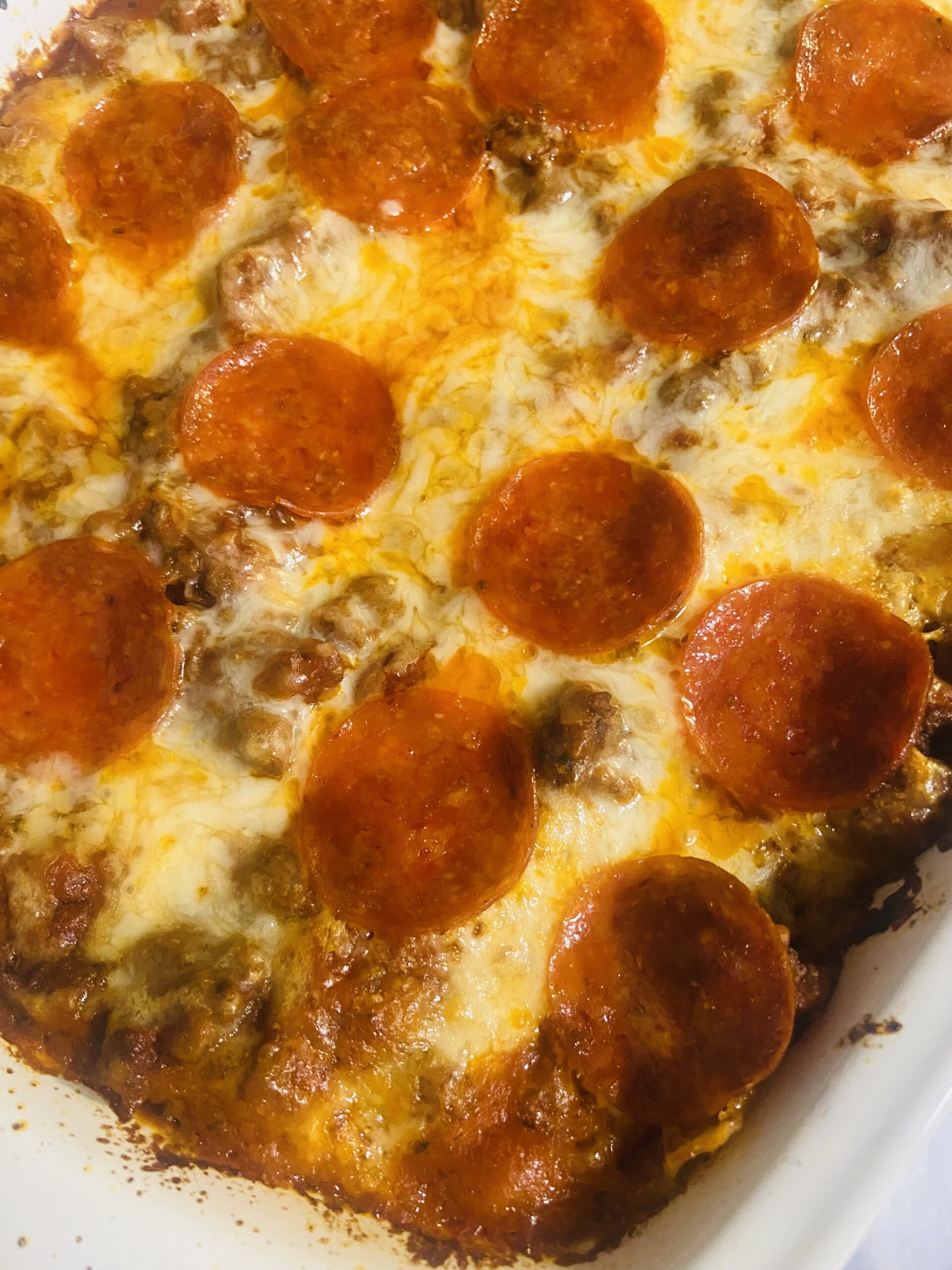 Easy Pepperoni Mozzarella Lasagna (Pizza-Inspired!)
